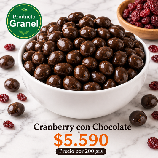 Cranberry con Chocolate a Granel