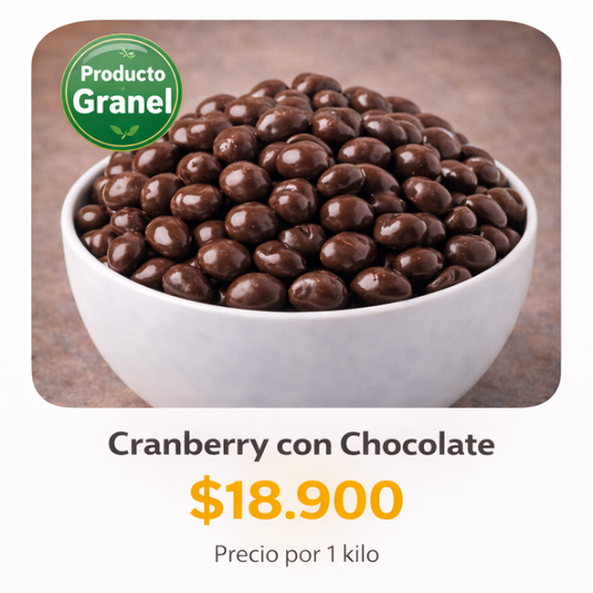 Cranberry con Chocolate a Granel