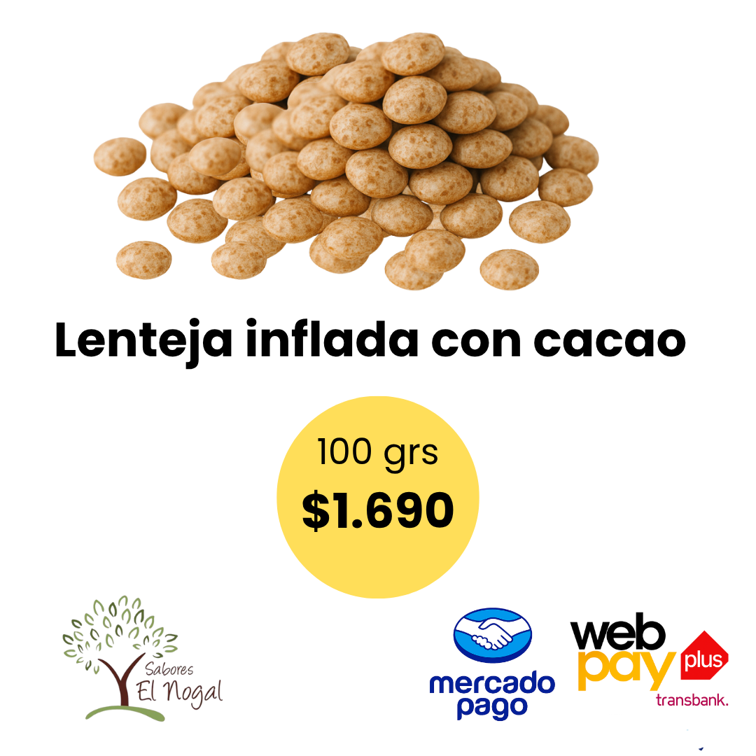 Lenteja Inflada con Cacao a Granel