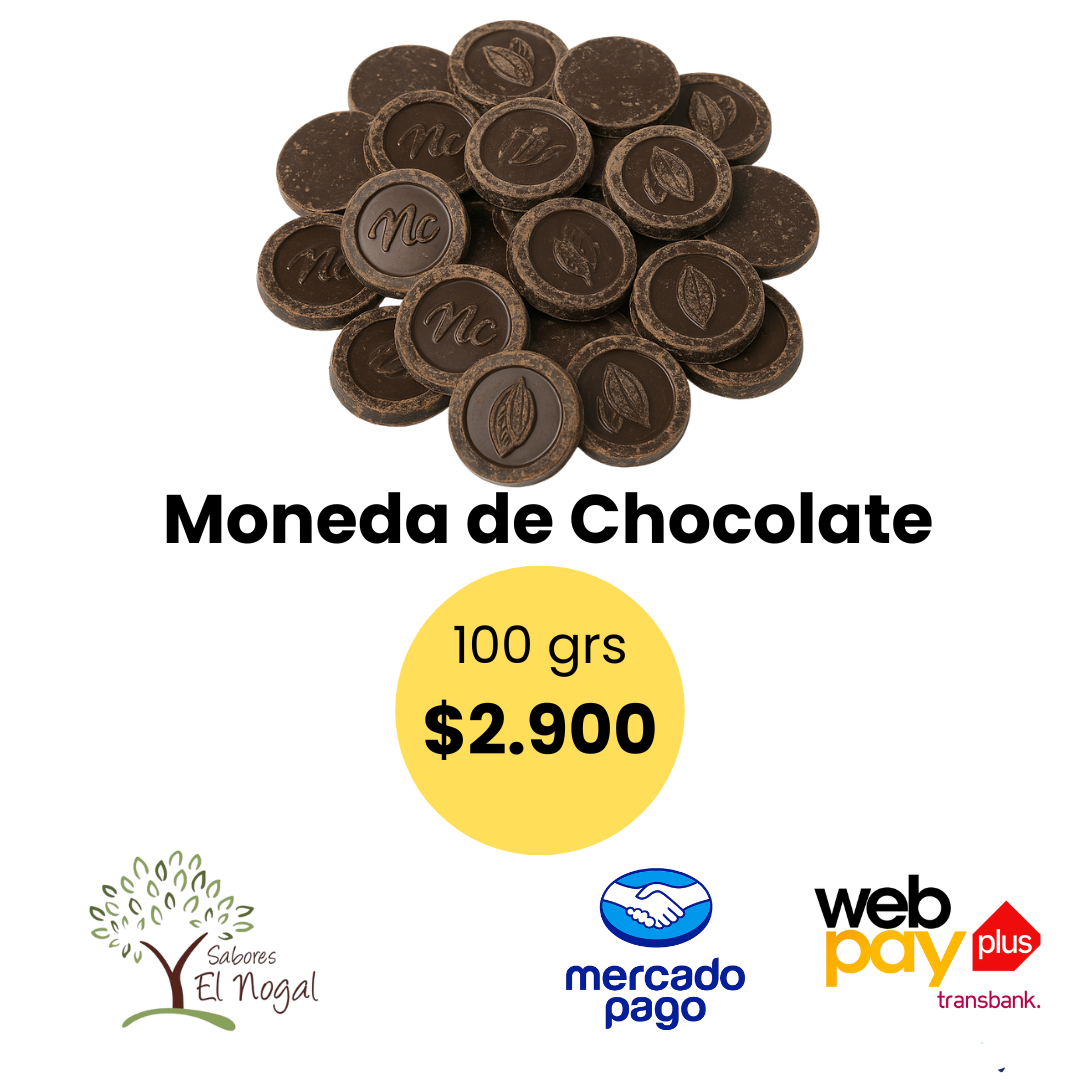 Monedas de Chocolate 72% Cacao a Granel