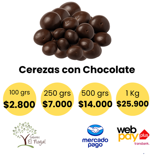 Cerezas con Chocolate a Granel
