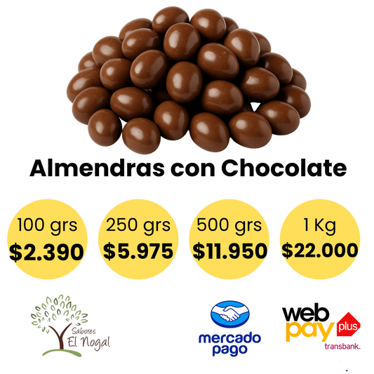 Almendras con Chocolate a Granel