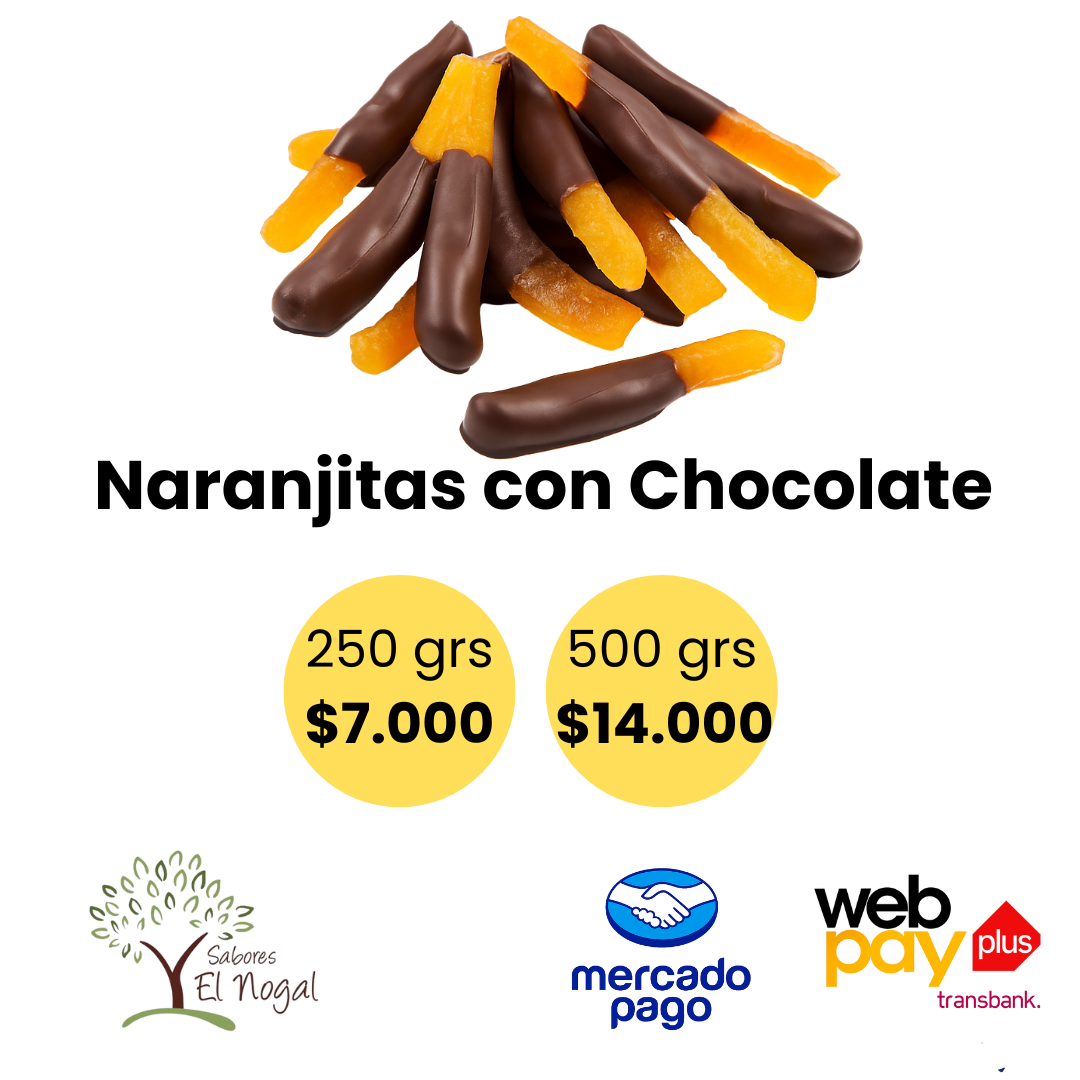 Naranjas con Chocolate a Granel Bastón