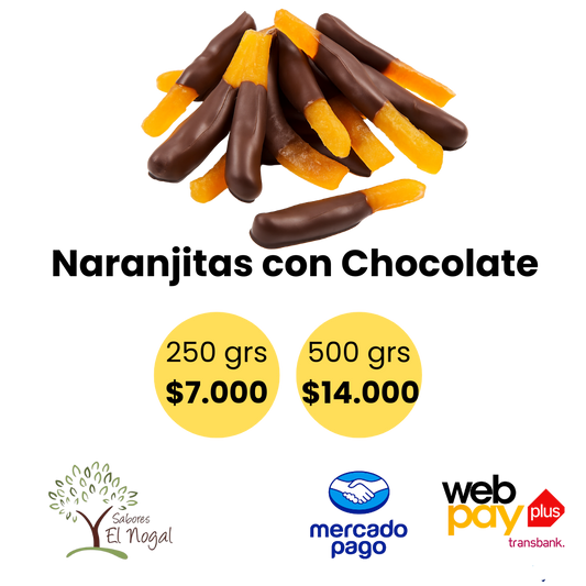 Naranjas con Chocolate a Granel Bastón