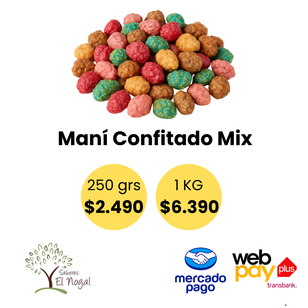 Maní Confitado Mix a Granel