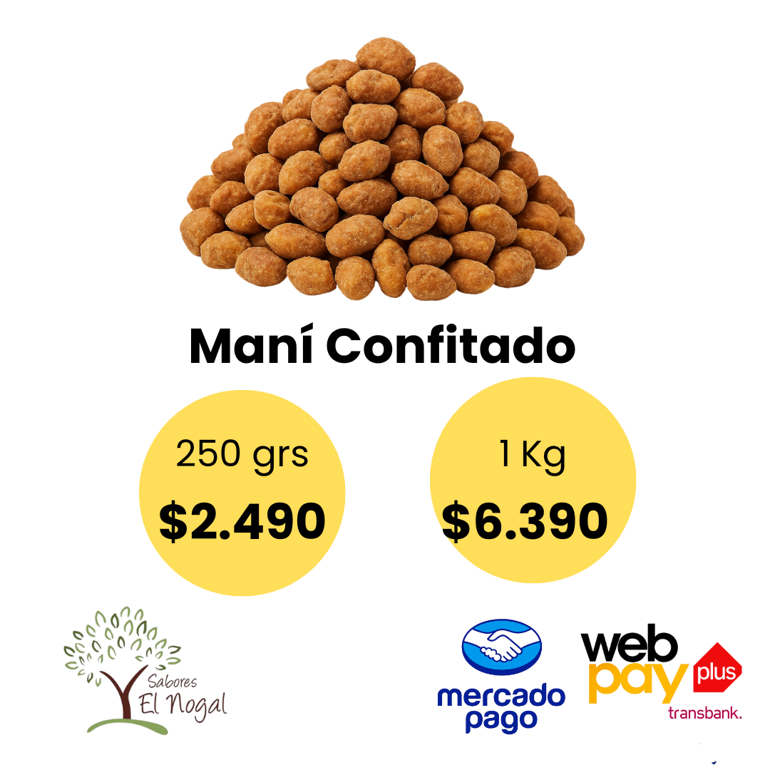 Maní Confitado a Granel Natural