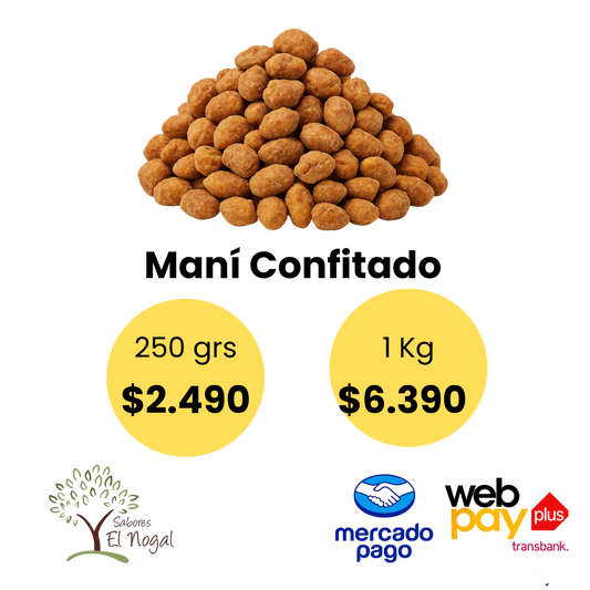 Maní Confitado a Granel Natural