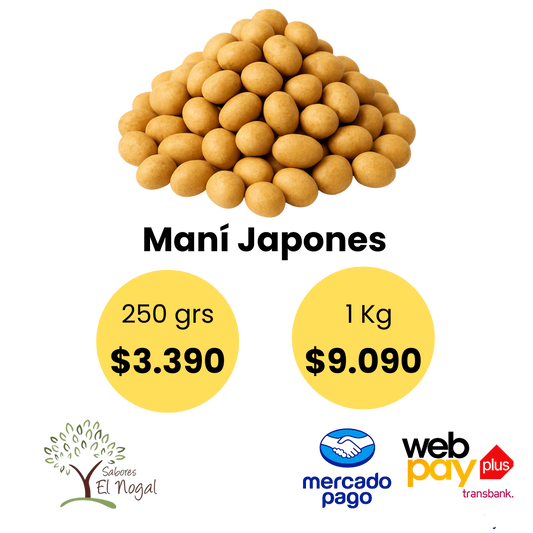 Maní Japones Natural a Granel