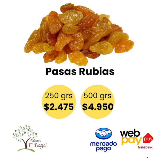 Pasas Rubias a Granel
