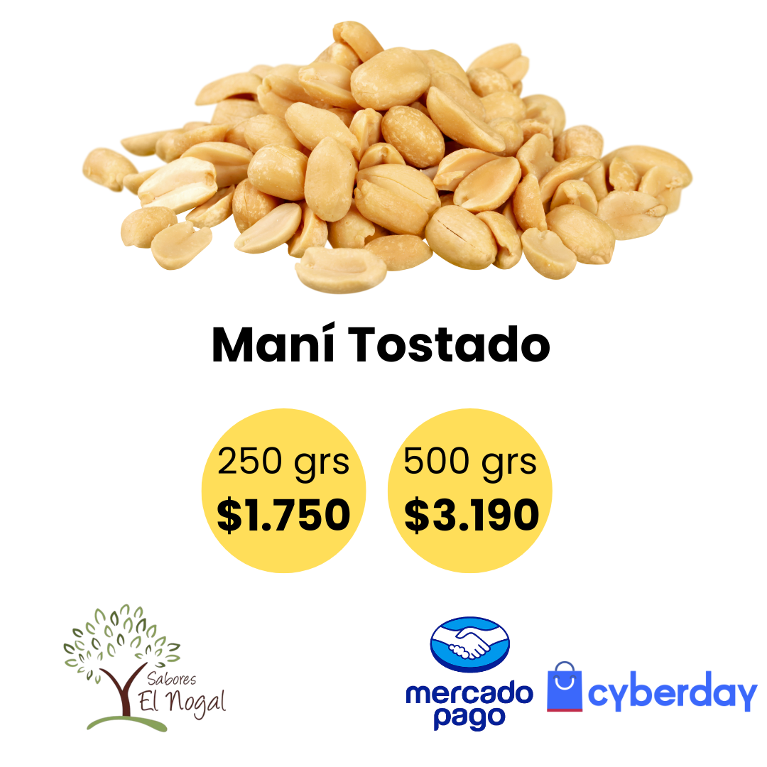 Maní Tostado a Granel Sin Sal