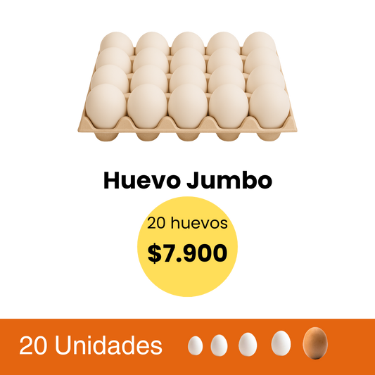 Huevo Jumbo 20 Unidaes