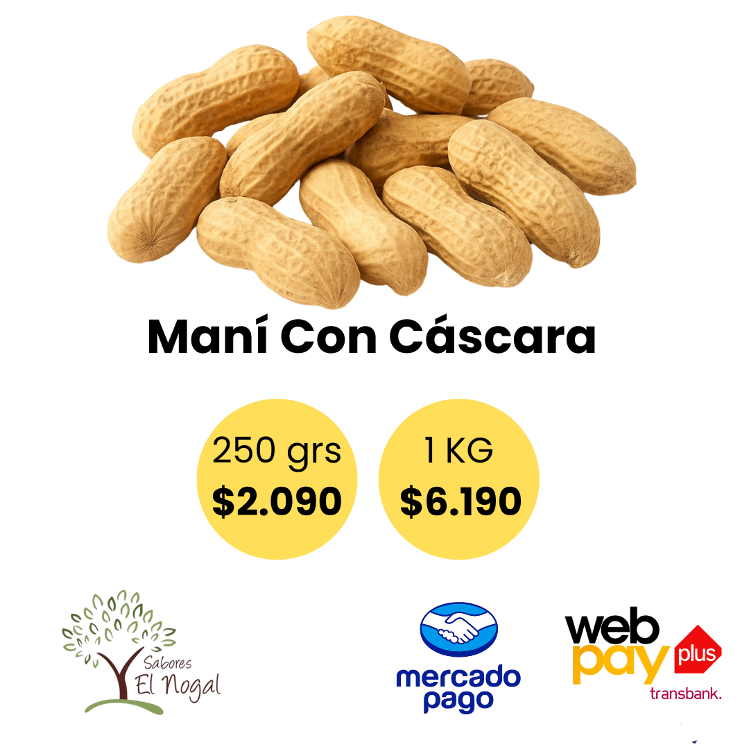 Maní con Cascara a Granel