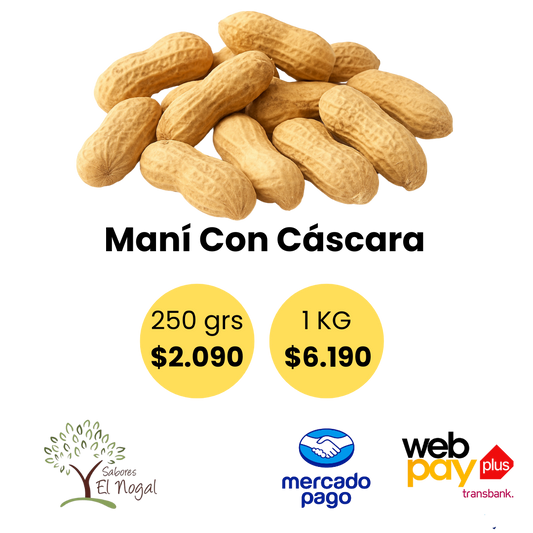 Maní con Cascara a Granel