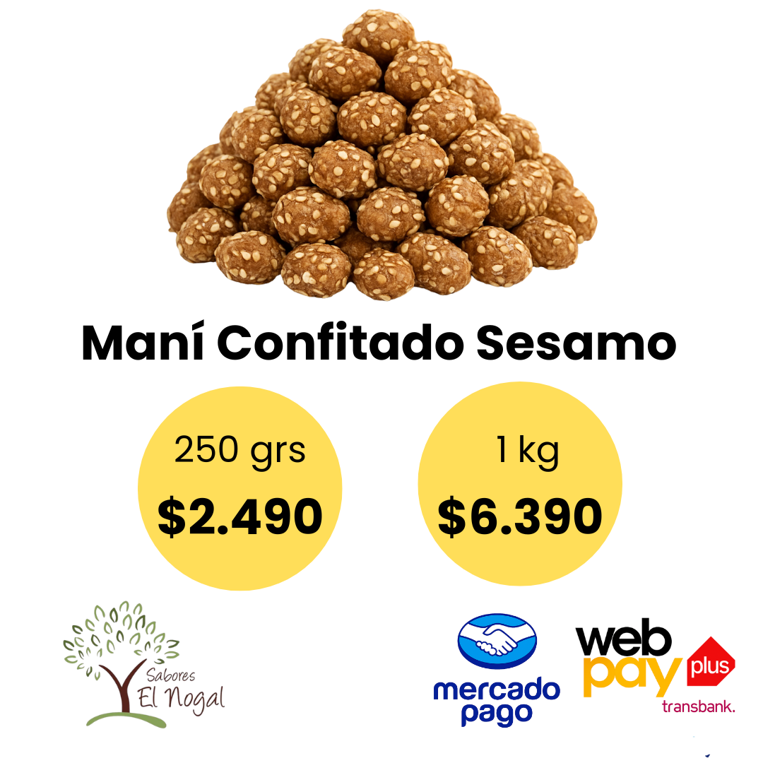 Maní Confitado Sesamo a Granel