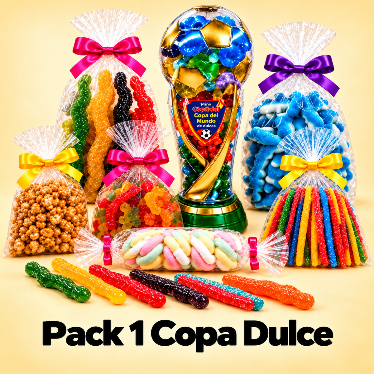 Pack 1 Copa Dulce 🏆🍬 — Set Sorpresa para Cumpleaños