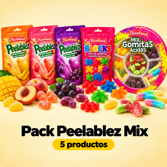 Pack Dulce Peelablez Mix 🍬 — 5 Productos Nicoland