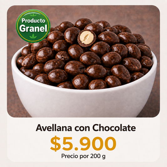 Avellana con Chocolate a Granel