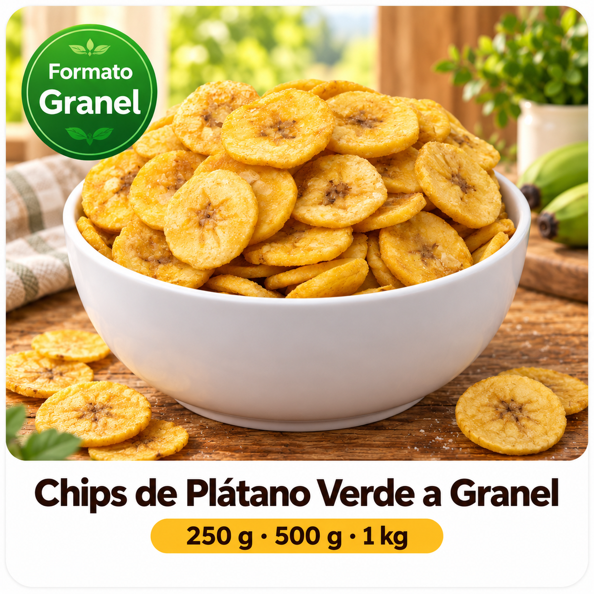 Chips de Plátano Verde