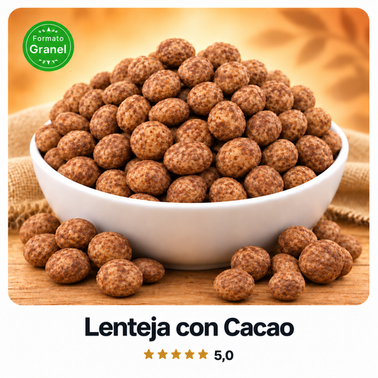 Lenteja Inflada con Cacao