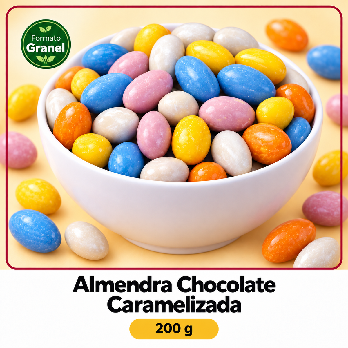 Almendra Chocolate Caramelizada — Sabores El Nogal