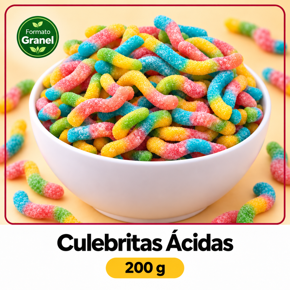 Culebritas Ácidas — Sabores El Nogal