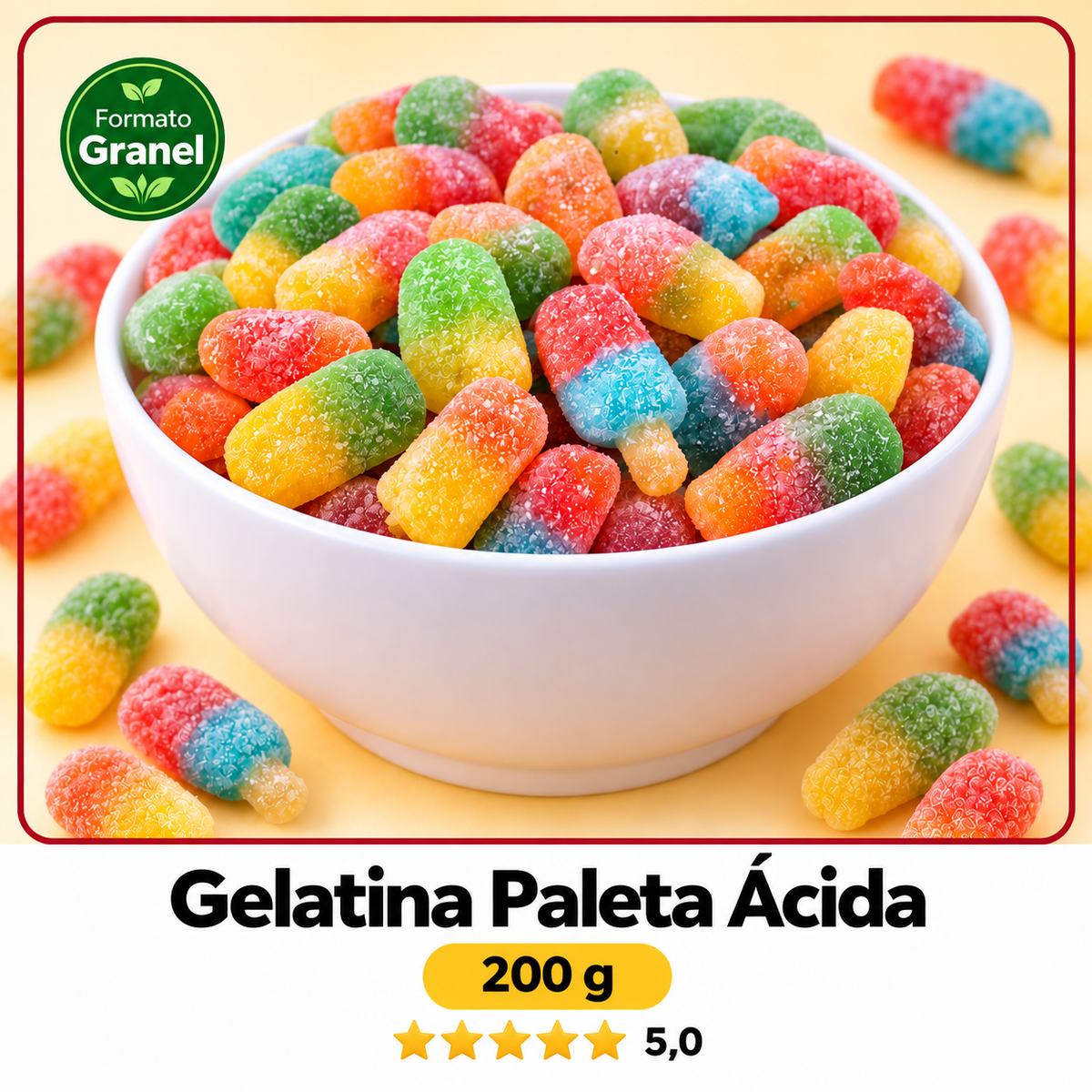 Gelatina Paleta Ácida — Sabores El Nogal