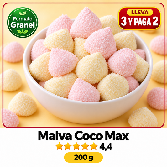 Malva Coco a Granel Max — Esponjosa, tropical e irresistible ⭐ - Sabores El Nogal