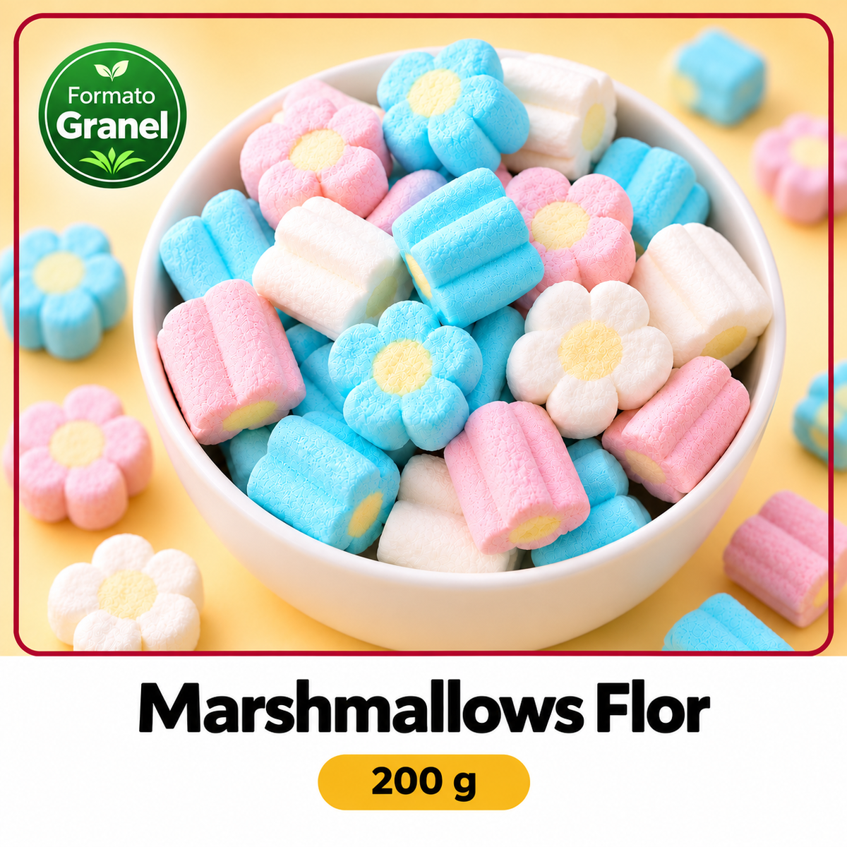 Marshmallows Flor a Granel - Sabores El Nogal