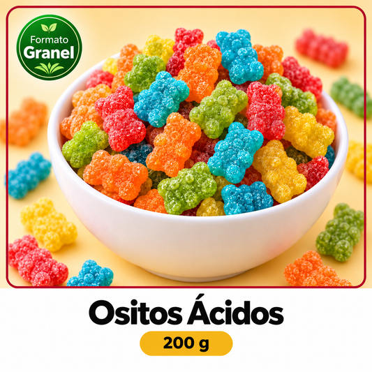 Ositos Ácidos a Granel - Sabores El Nogal