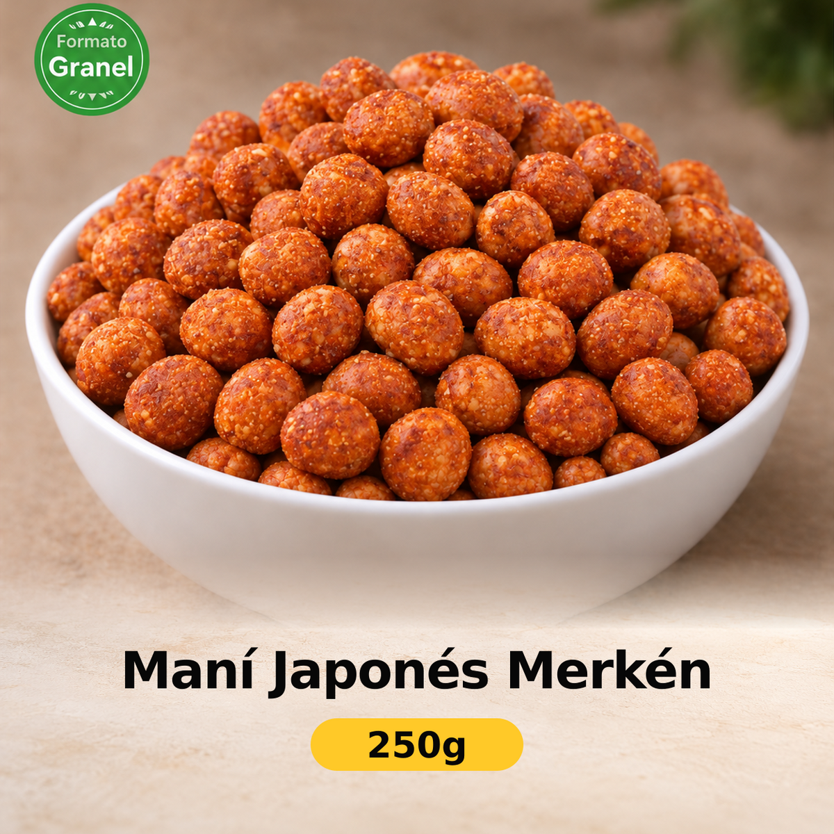 Maní Japones Merken a Granel — Sabores El Nogal
