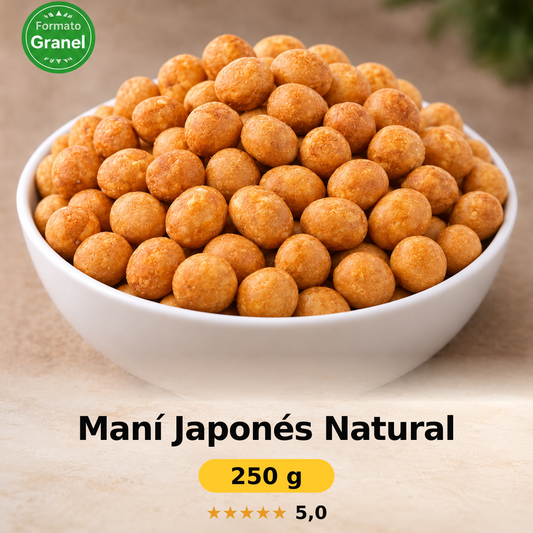 Maní Japones Natural a Granel — Sabores El Nogal