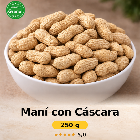 Maní con Cascara a Granel — Sabores El Nogal