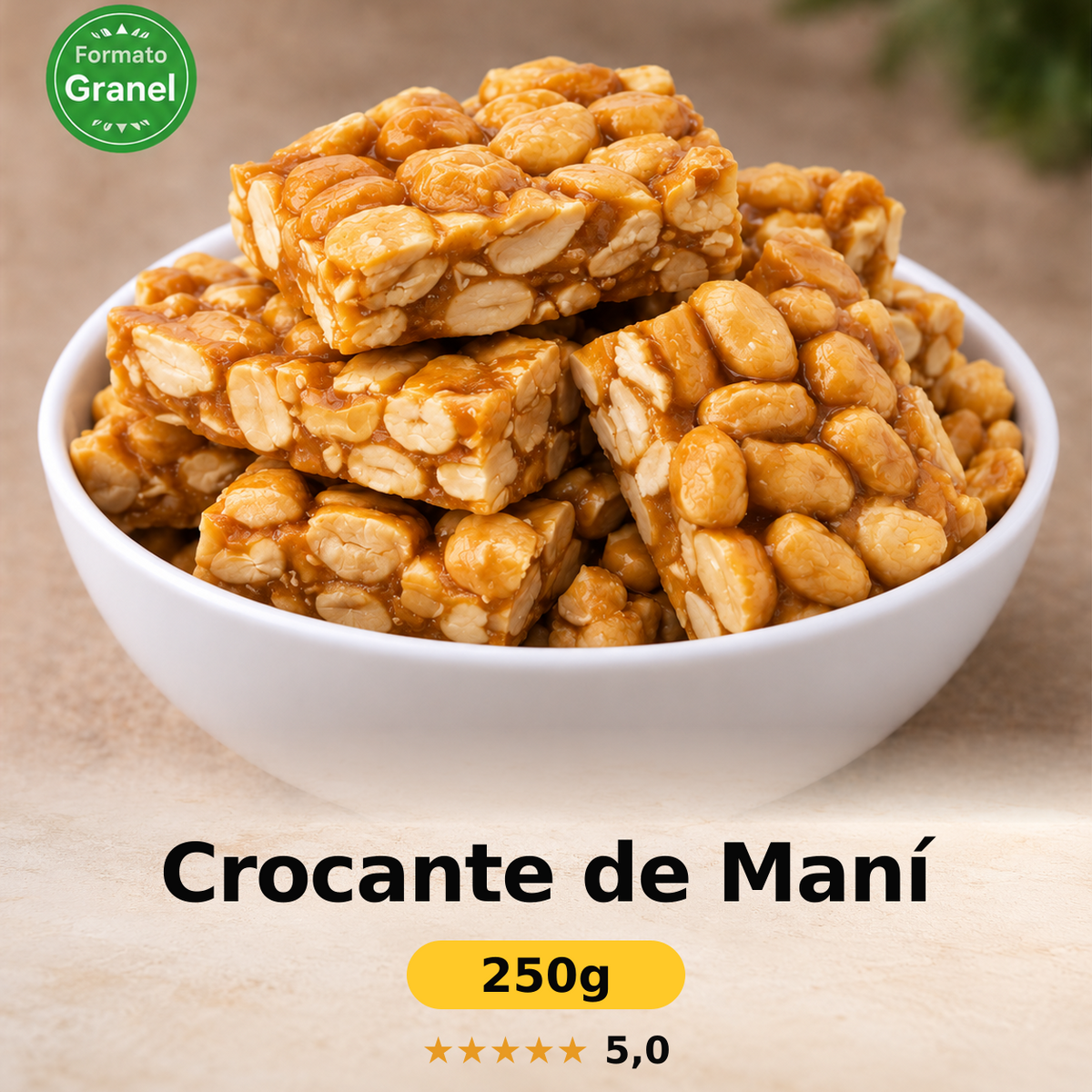 Crocante de Maní a Granel — Sabores El Nogal