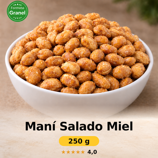 Maní Salado Miel a Granel — Sabores El Nogal