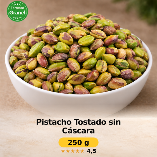 Pistacho Tostado Sin Cascara a Granel 250 grs — Sabores El Nogal