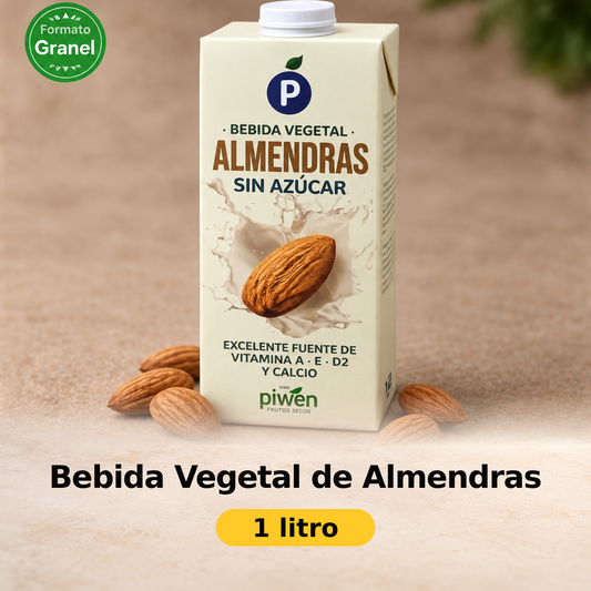 Almendras Bebida Vegetal Sin Azúcar – Piwen (1 Litro) — Sabores El Nogal