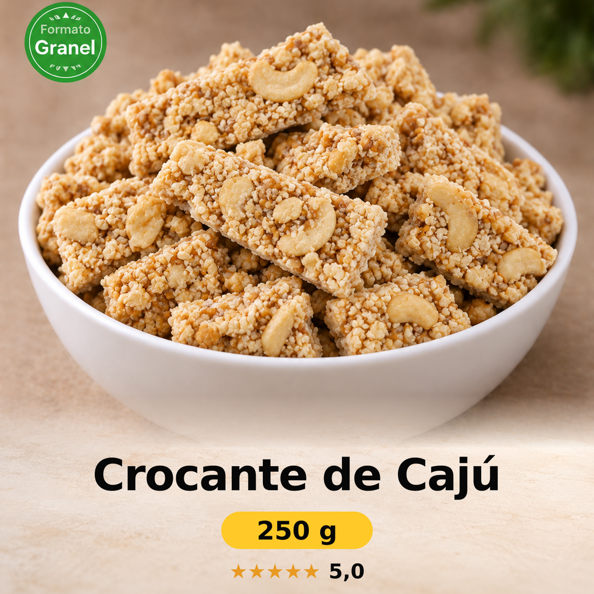 Crocante de Caju a granel — Sabores El Nogal
