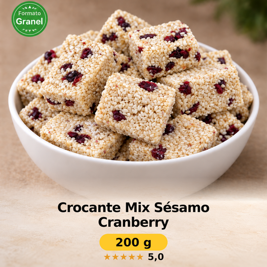 Crocante Mix Sésamo, cranberry a Granel — Sabores El Nogal