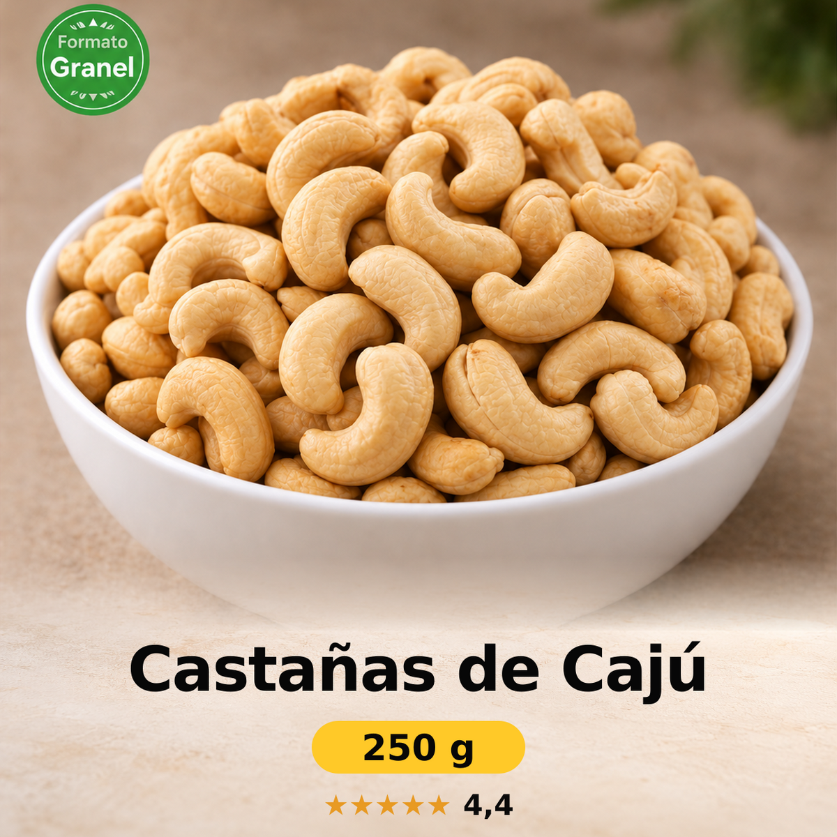 Castañas de Caju a Granel sin Sal — Sabores El Nogal