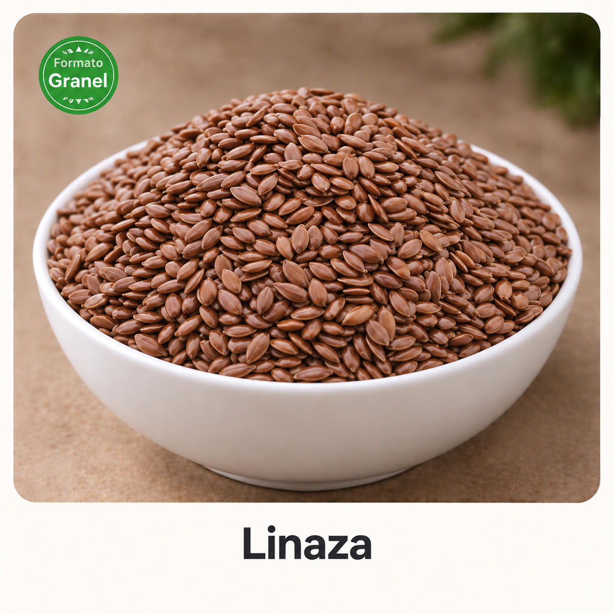Linaza a granel