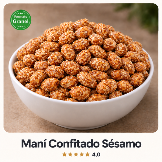 Maní confitado sésamo a granel