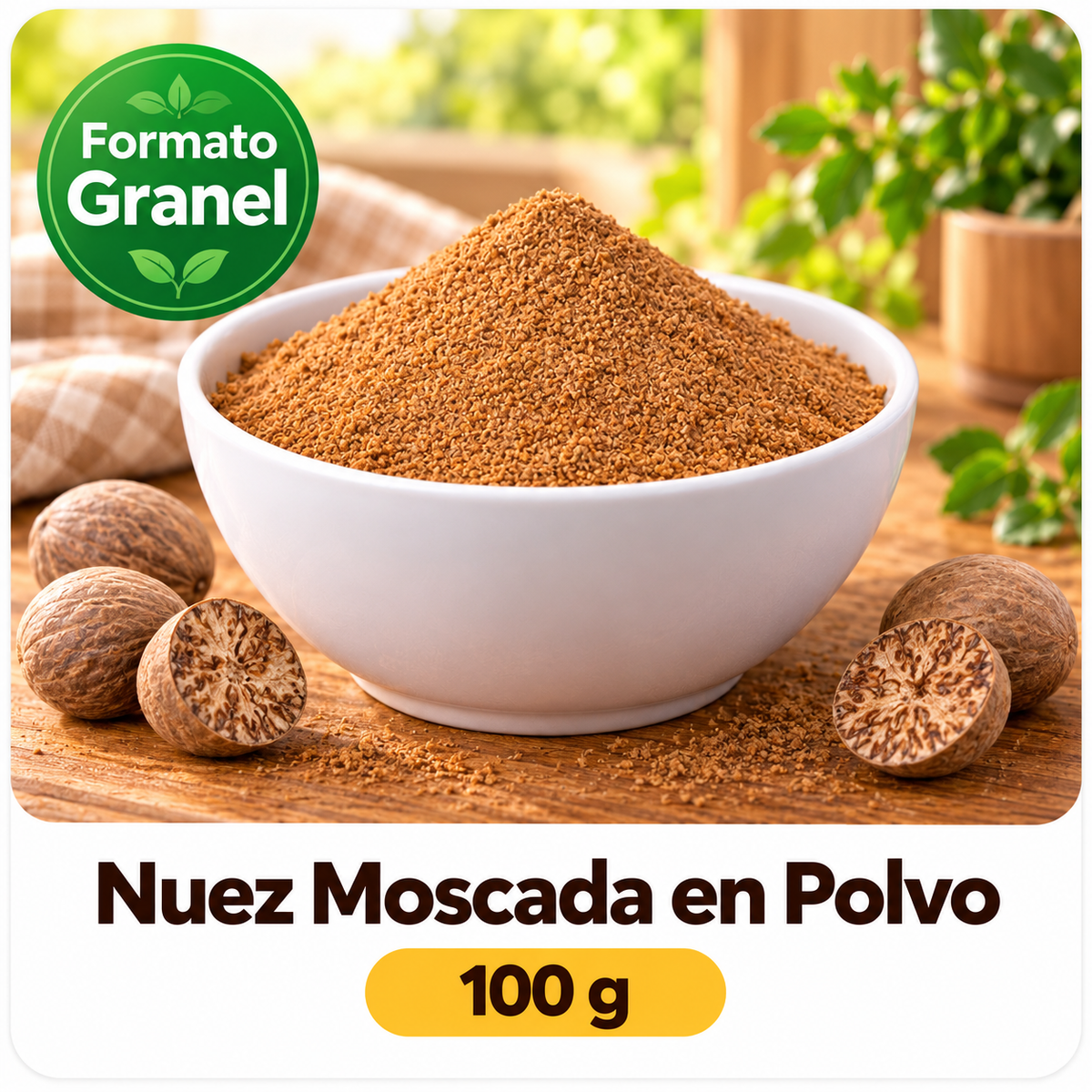 Nuez Moscada en Polvo