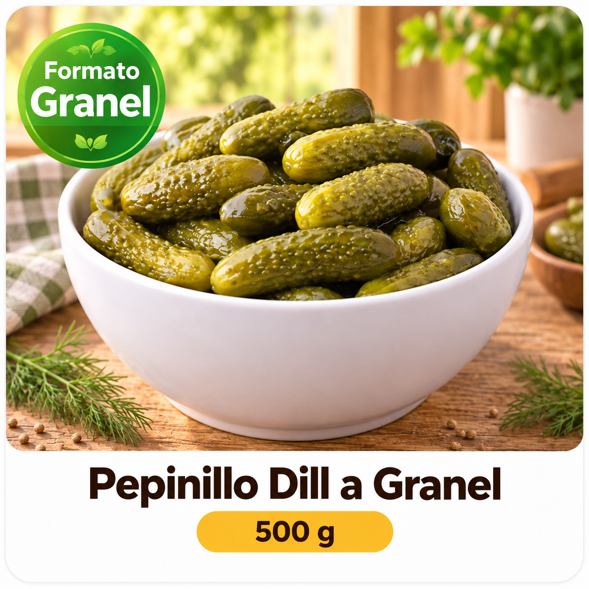 Pepinillo Dill a Granel