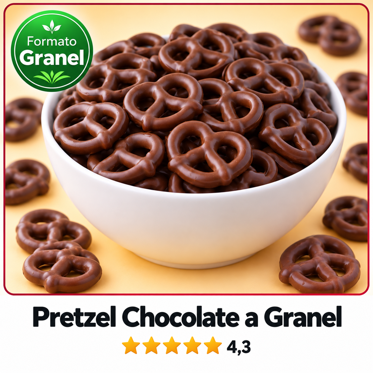 Pretzel Chocolate a Granel