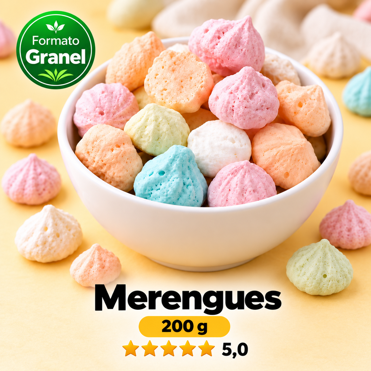 Merengues — propuesta Formato Granel 200 g