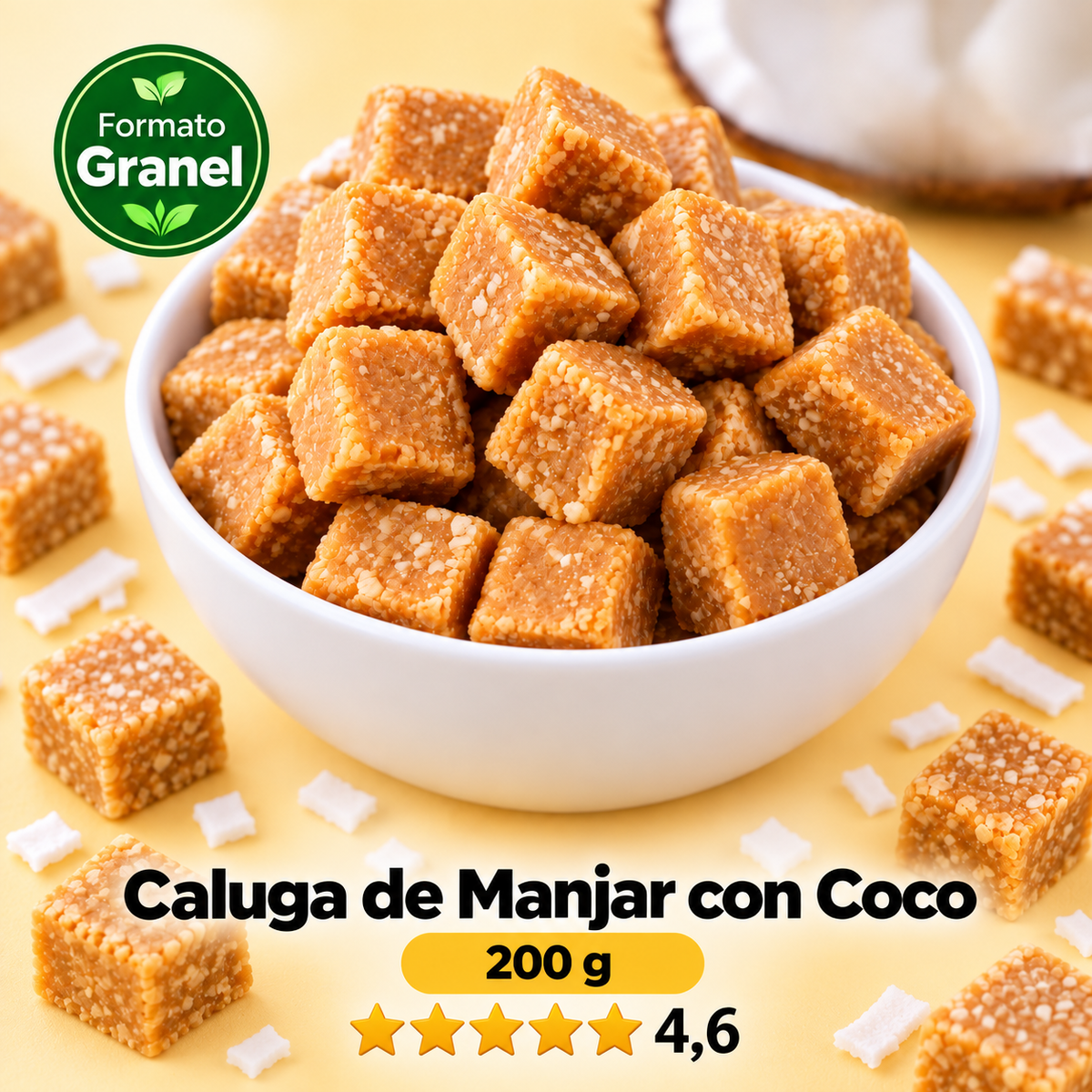 Caluga de Manjar con Coco a granel — imagen secundaria