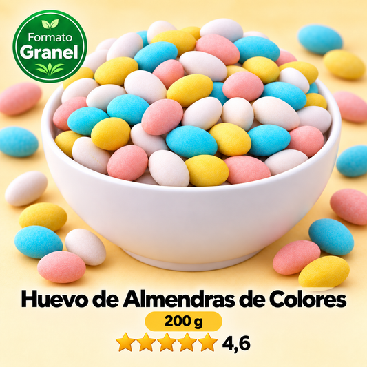 Huevo de Almendras de Colores - propuesta secundaria
