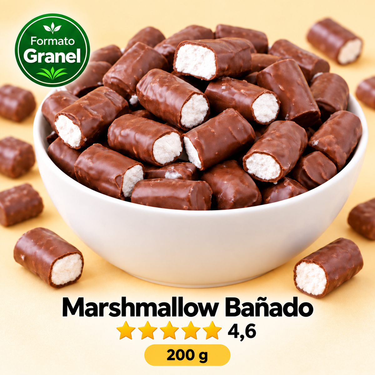 Marshmallow Bañado - propuesta secundaria