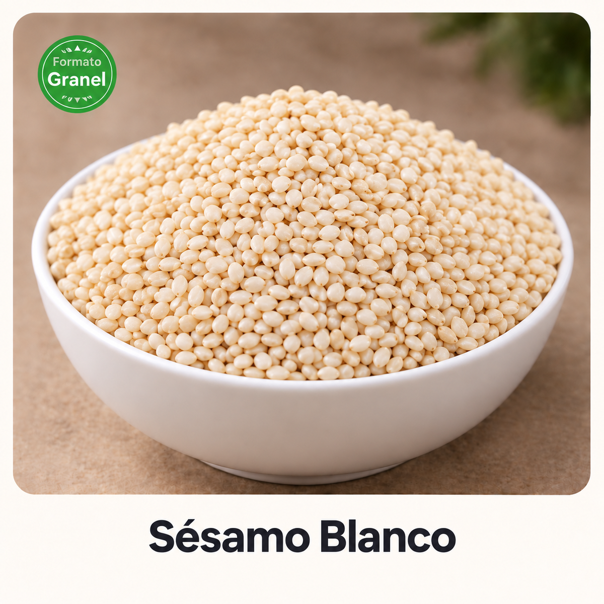 Sésamo blanco a granel